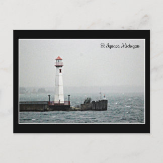 Carte Postale Phare de St Ignace dans la baie