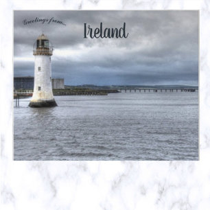 Carte Postale Phare de Tarbert sur la rivière Shannon en Irlande