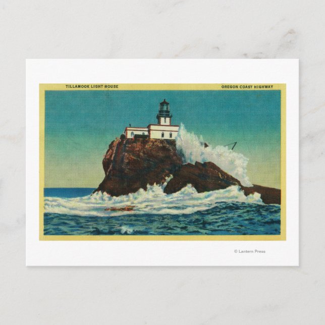 Carte Postale Phare de TillimookTillimook, OU (Devant)