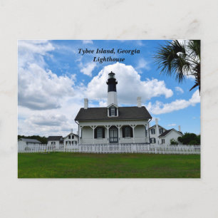 Carte Postale Phare de Tybee Island, Géorgie