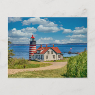 Carte Postale Phare de West Quoddy Head, Lubec, Maine