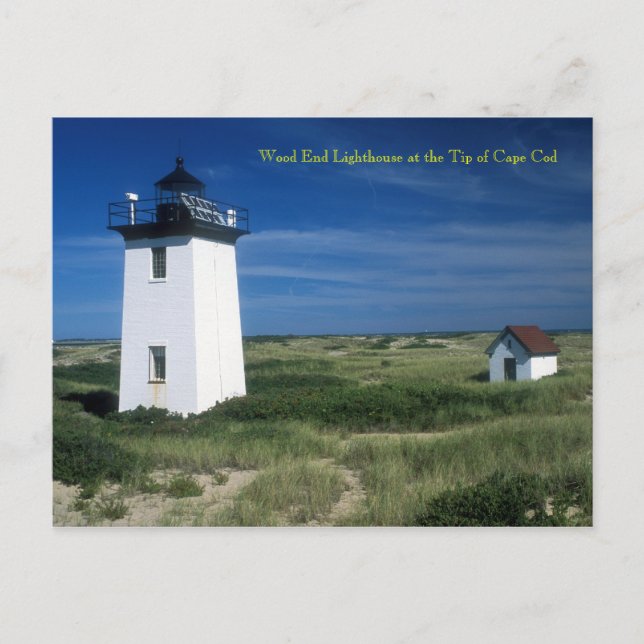 Carte Postale Phare de Wood End, pointe de Cape Cod, Provincetow (Devant)