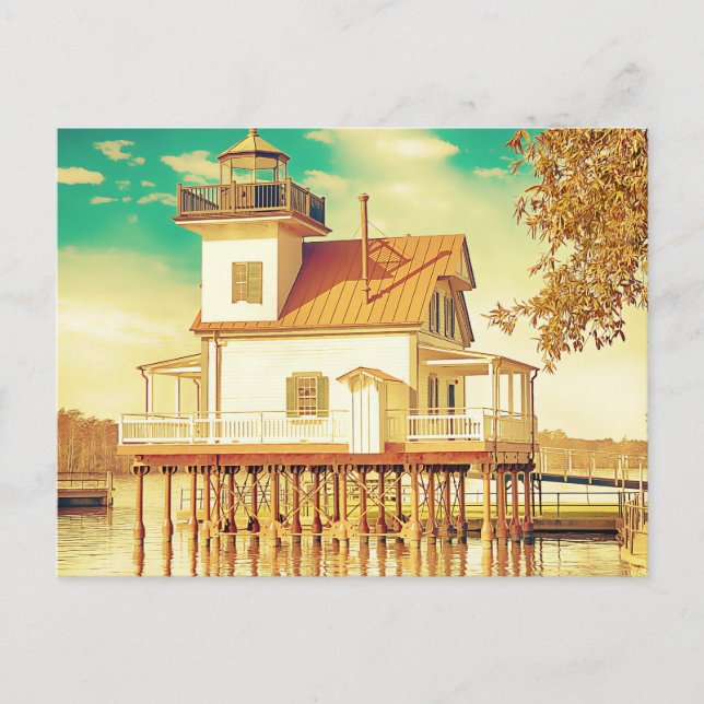 Carte Postale Phare d'Edenton NC (Devant)