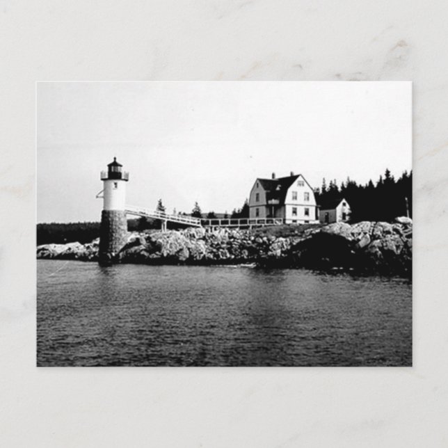 Carte Postale Phare d'Isle Au Haut (Devant)