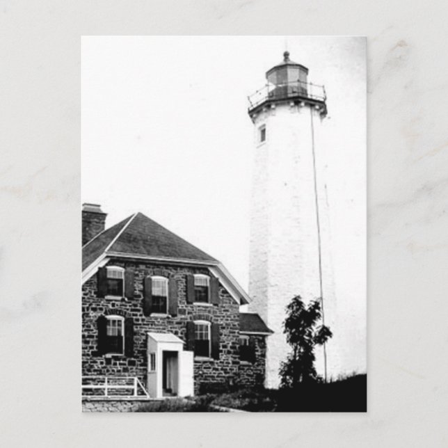 Carte Postale Phare d'Isle Royale (Devant)