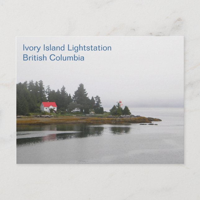 Carte Postale Phare d'Ivory Island (Devant)