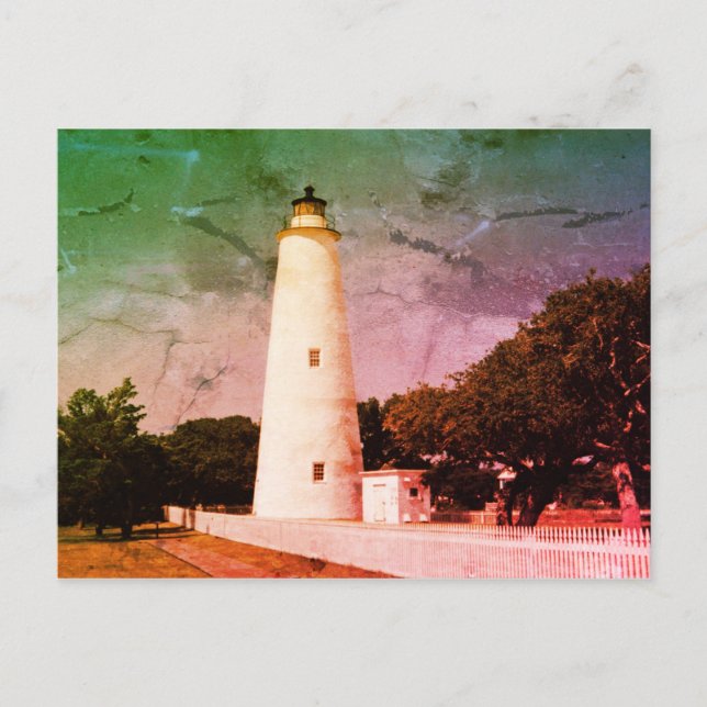 Carte Postale Phare d'Ocracoke (Devant)