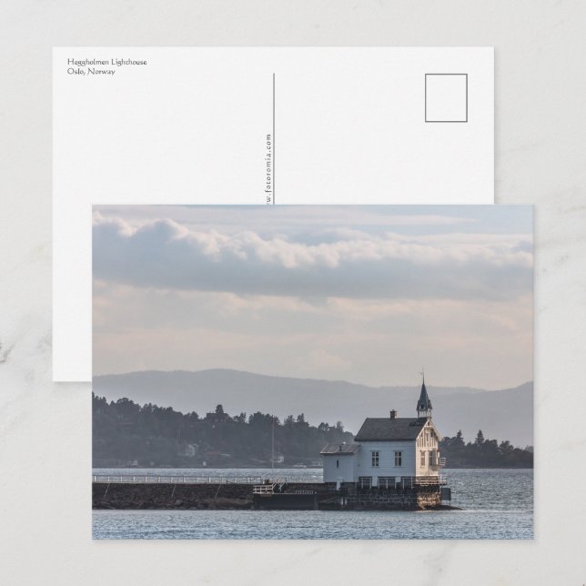 Carte Postale Phare d'Oslo (Devant / Derrière)
