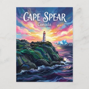 Carte Postale Phare du cap Spear Canada