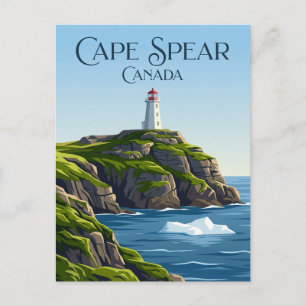 Carte Postale Phare du cap Spear Canada