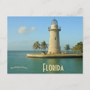Carte Postale Phare du parc national de Biscayne