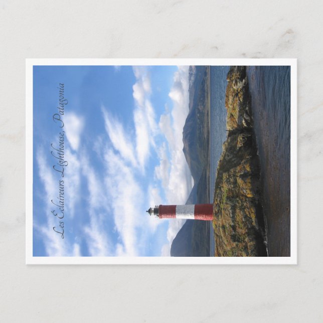 Carte Postale Phare éloigné, Chaîne Beagle, Patagonie (Devant)