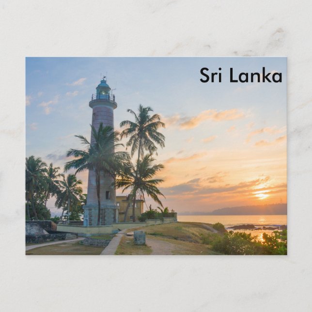 Carte Postale Phare, Galle, Sri Lanka (Devant)