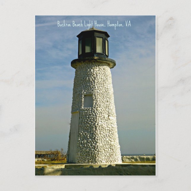 Carte Postale Phare historique de Buckroe Beach (Devant)
