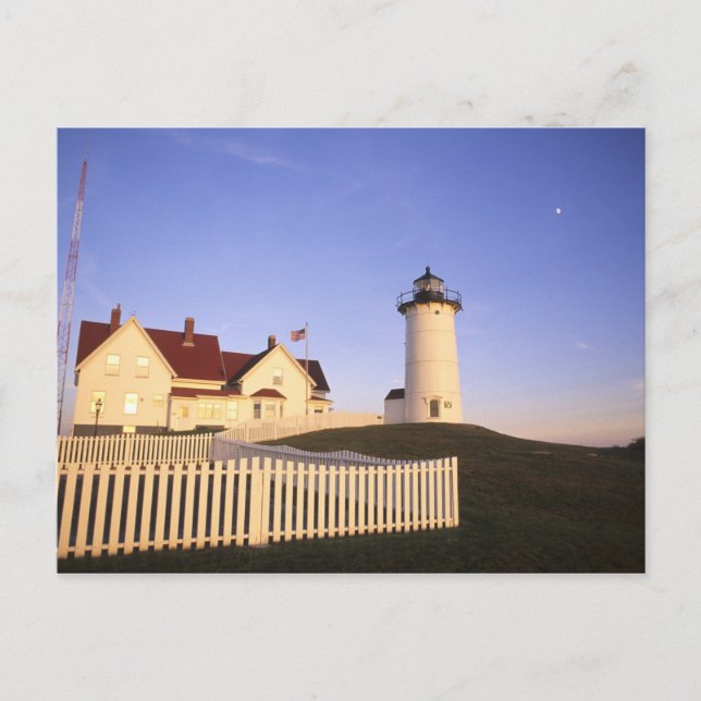 Carte Postale Phare Nobska, Hole Woods, Massachusetts (Devant)