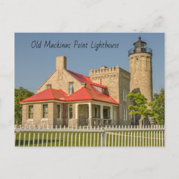 Carte Postale Phare Old Mackinac Point
