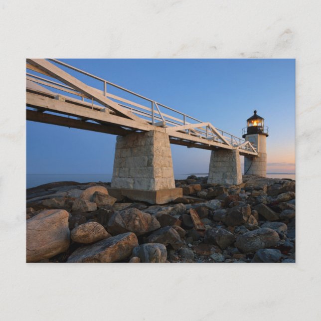 Carte Postale Phares | Phare de Port Clyde Maine (Devant)