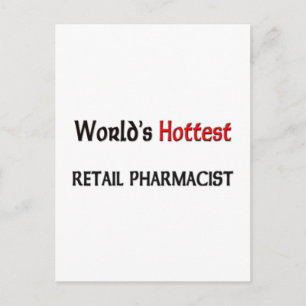 Carte Postale Pharmaciste de détail le plus chaud dans le monde