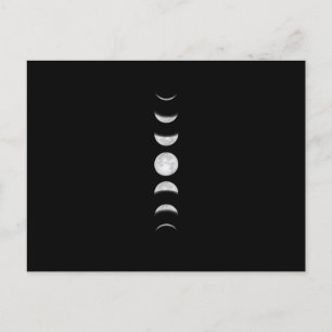 Carte Postale Phases de lune