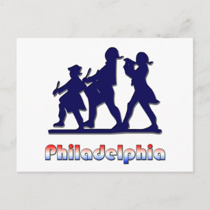 Carte Postale Philadelphie coloniale