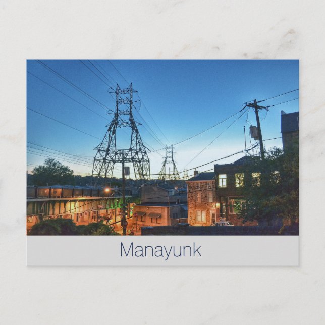 Carte Postale Philadelphie-Manayunk-Cresson & Coto (Devant)