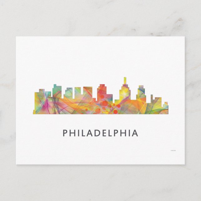 CARTE POSTALE PHILADELPHIE PENNSYLVANIE SKYLINE WB1 - (Devant)