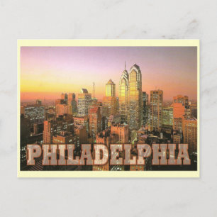 CARTE POSTALE PHILADELPHIE SKYLINE