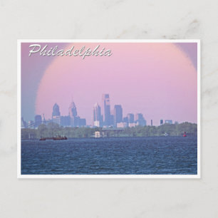 Carte Postale Philadelphie Skyline Du Comté De Bucks