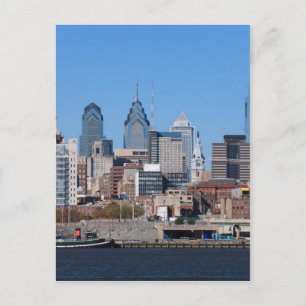 Carte Postale Philadelphie Skyline, vue moyenne