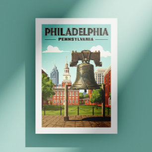 Carte Postale Philadelphie vintage Pennsylvanie