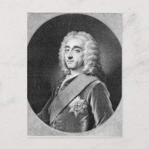 Carte Postale Philip Dormer Stanhope, gravé par John Simon