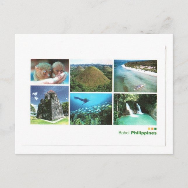 CARTE POSTALE PHILIPINES BOHOL ISLANDS (Devant)