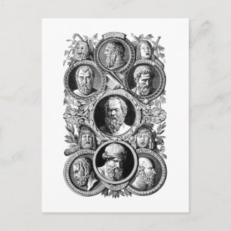 Carte Postale Philosophage grec