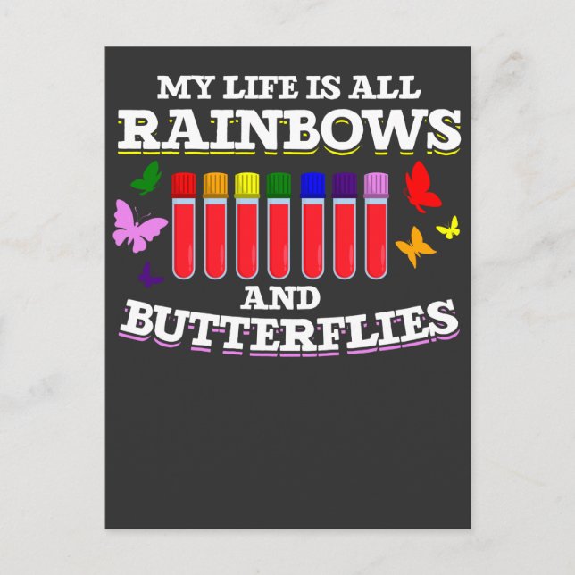 Carte Postale Phlebotomiste du papillon de Coworker (Devant)