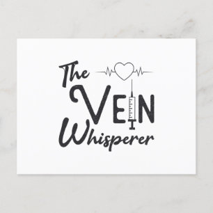 Carte Postale Phlebotomiste La Vein Whisperer Infirmière Phlebot