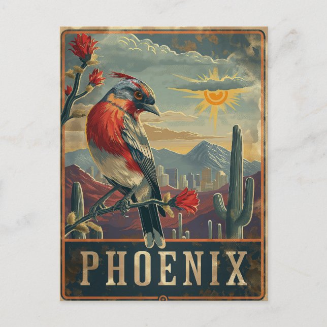 Carte Postale Phoenix, Arizona (Devant)