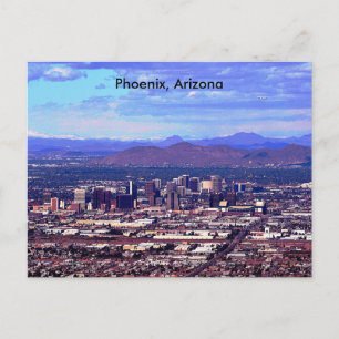 Carte Postale Phoenix Arizona Skyline en journée