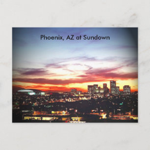Carte Postale Phoenix, AZ at Sundown