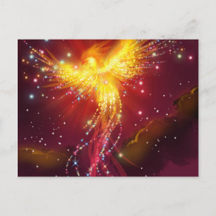 Carte Postale Phoenix Rising (violet)