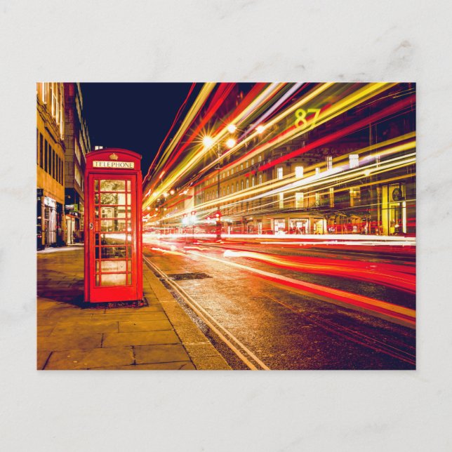 Carte Postale phonebooth de Londres (Devant)