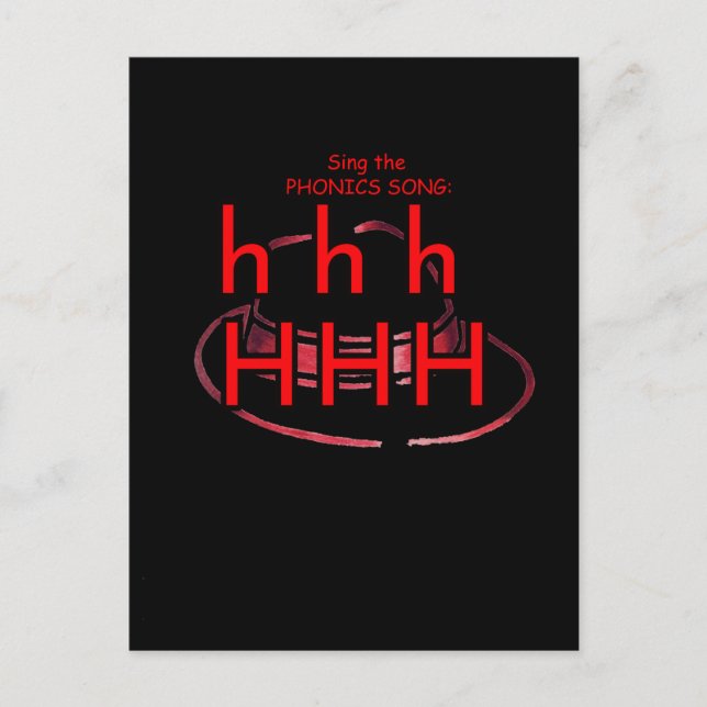 Carte Postale phonics postcard (Devant)