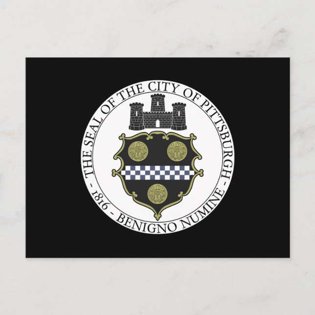 Carte Postale Phoque de Pittsburgh (Devant)