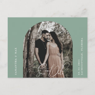 Carte Postale Photo Arc de Sage contemporain noir Enregistrer la