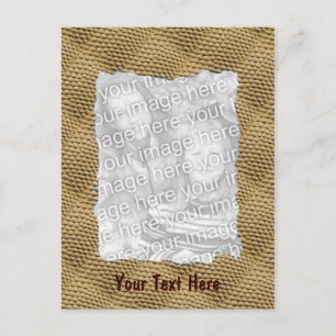Carte Postale Photo Brown du Motif Snakeskin