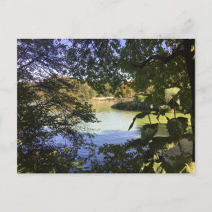 Carte postale photo Central Park Lake New York Cit