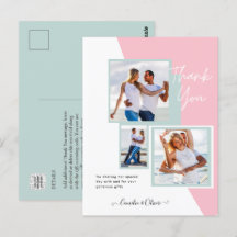 Photo Collage MERCI Mariage/bébé/diplômé/TOUT