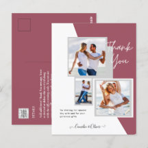 Photo Collage MERCI Mariage/bébé/diplômé/TOUT