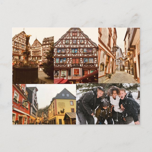 Carte postale photo customisée de Noël Allemagne (Devant)