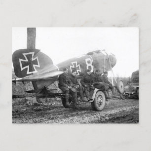 Carte Postale Photo d'aéronef allemand WW1 capturé