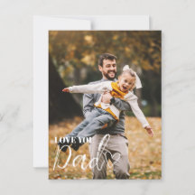 Photo d'amour personnalisé pour Papa